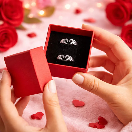 💍 1 + 1 GRATIS – Anillo Amor Eterno ❤️ San Valentín