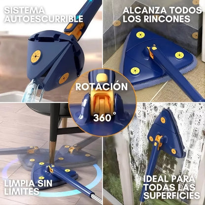 PACK PREMIUM MOPA 360° + 6 PAÑOS MICROFIBRA GRATIS 🎁