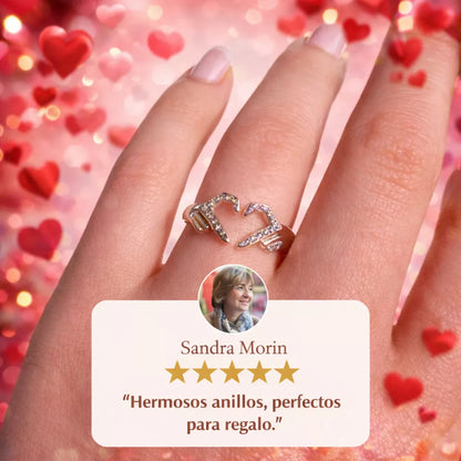 💍 1 + 1 GRATIS – Anillo Amor Eterno ❤️ San Valentín