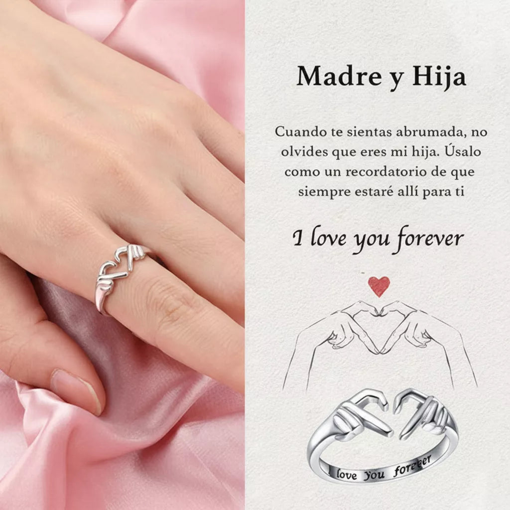 💍 1 + 1 GRATIS – Anillo Amor Eterno ❤️ San Valentín